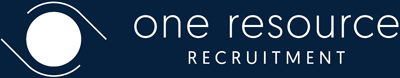 one resource recruitment blue logo
